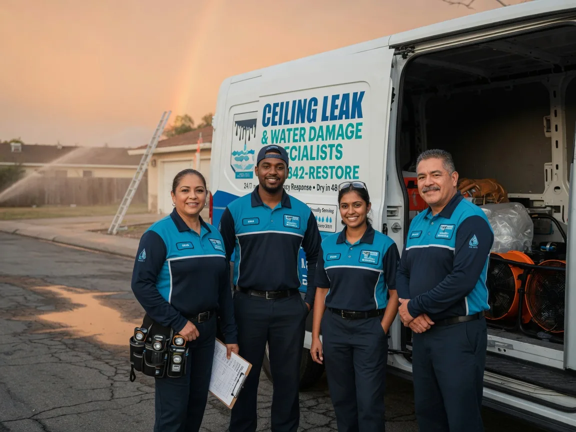 Ceiling Leak Cleanup company in Udell, IA