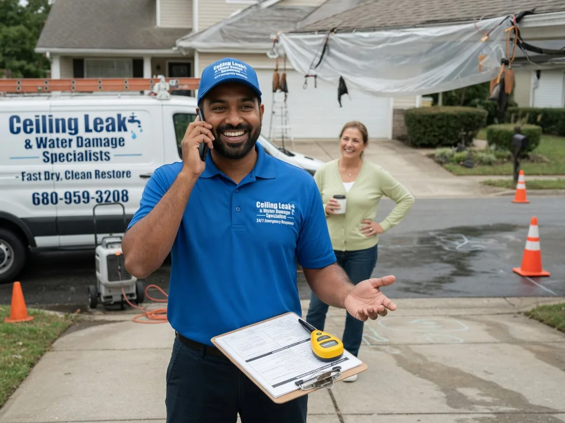 Ceiling Leak Cleanup Udell, IA FAQs